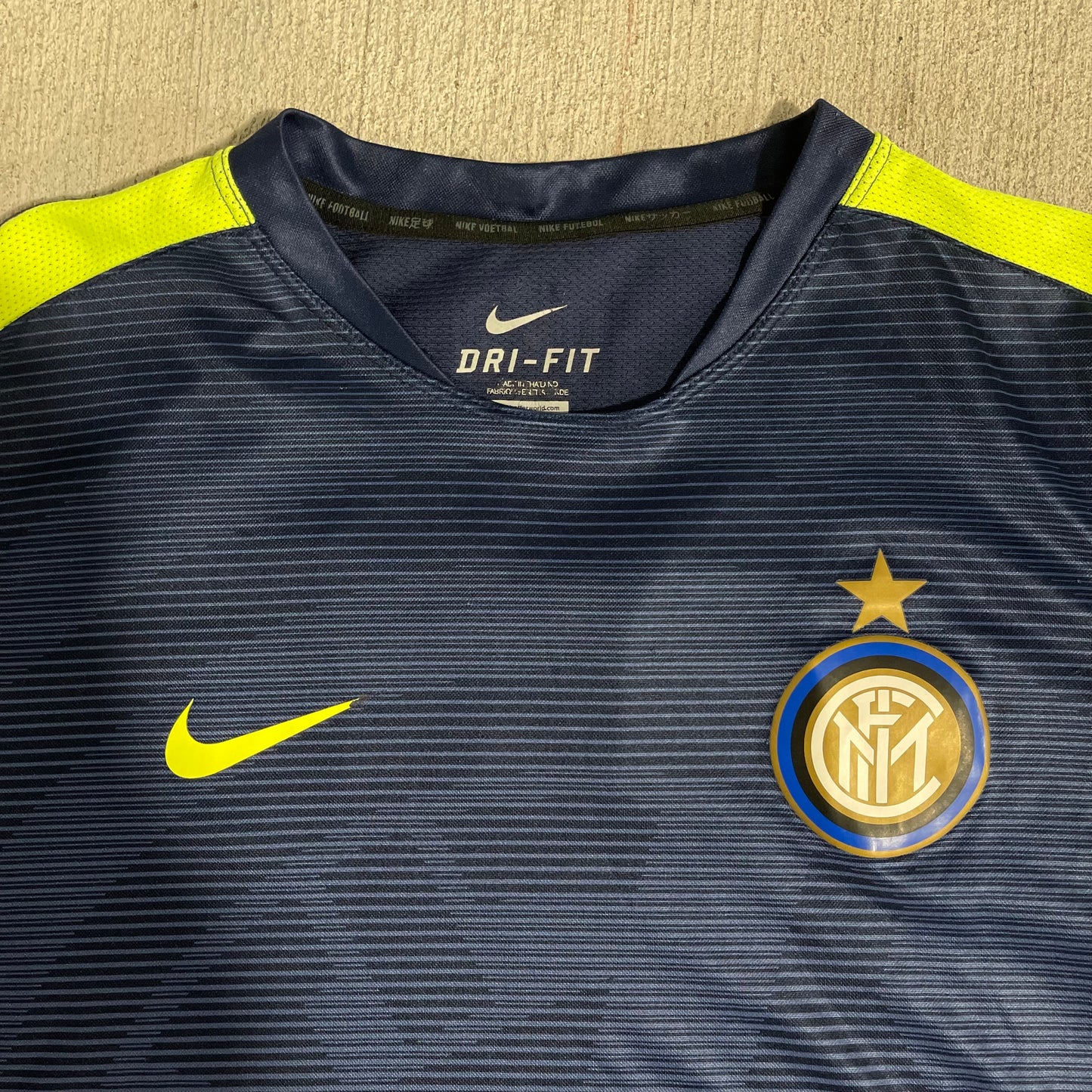 (L) 2014-15 Inter Milan Nike Soccer Training Jersey