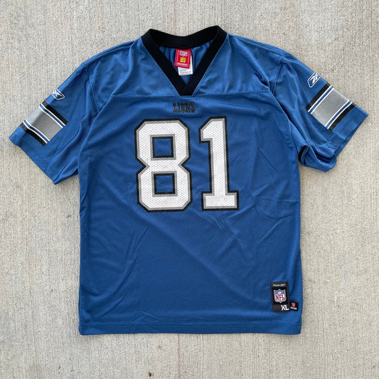 (S) 00s Detroit Lions 'Calvin Johnson' Football Jersey