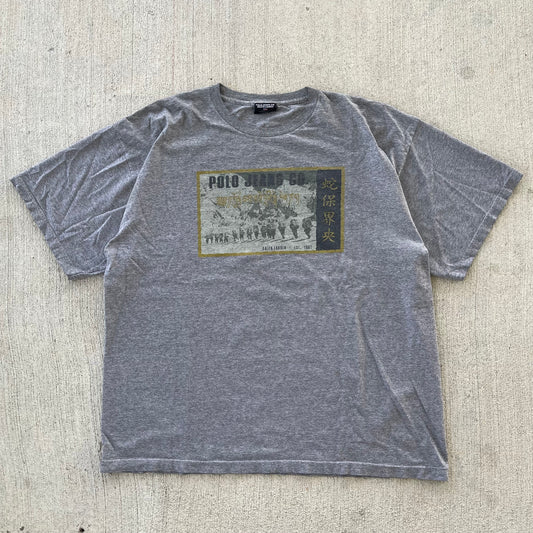 (XL/2XL) 90s Polo Jeans Ralph Lauren Mountains Tee