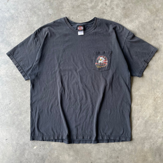 (XL/2XL) '06 Harley Davidson Sturgis Black Hills Rally Pocket Tee