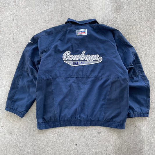 (XL) 90s Dallas Cowboys Windbreaker Jacket