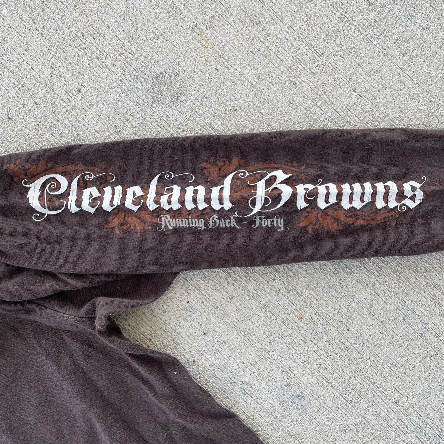 (L/XL) 00s Peyton Hillis Cleveland Browns Long Sleeve Tee