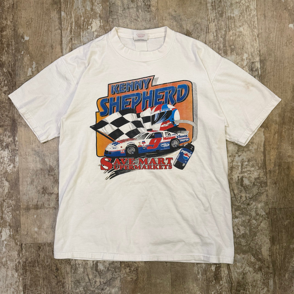 (M) Vintage Nascar Kenny Shepherd Racing Shirt