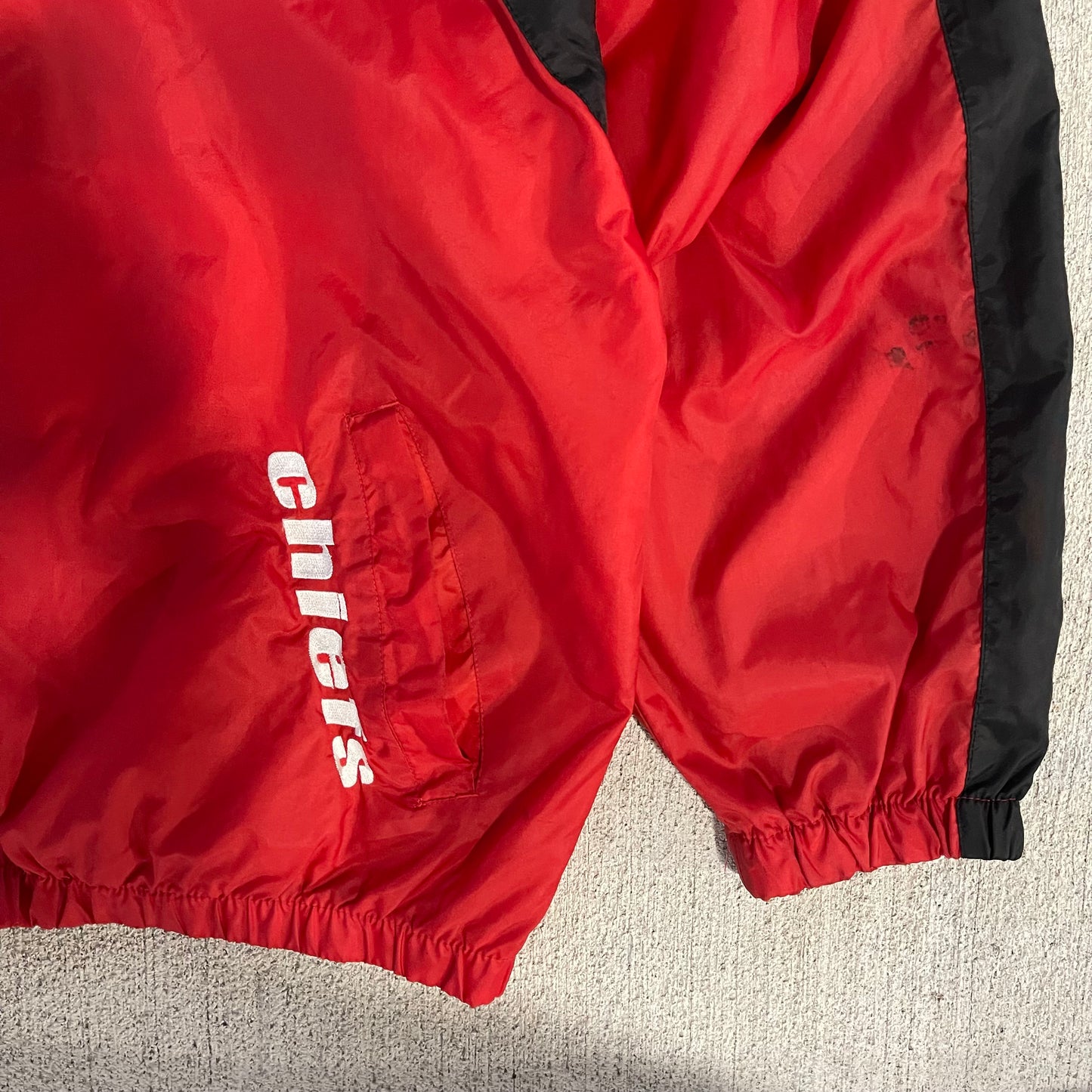 (L/XL) 90s Kansas City Chiefs Windbreaker