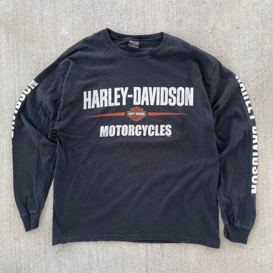 (M) 00s Harley Davidson 'Sioux Falls' Long Sleeve Tee