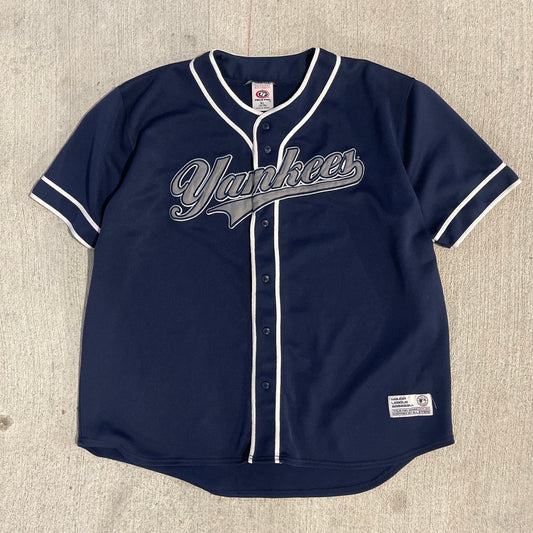 (XL) 00s New York Yankees Navy Baseball Jersey