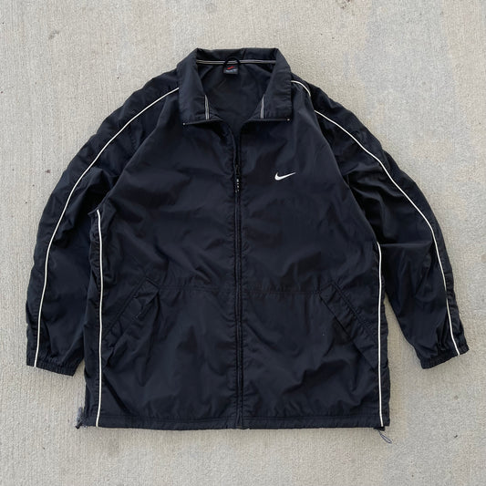 (XL/2XL) 90s Nike Black Windbreaker