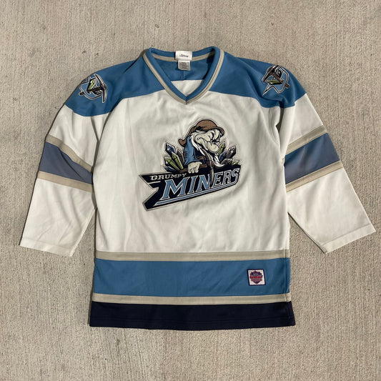 (S/M) Vintage Disney 'Grumpy Miners' Hockey Jersey