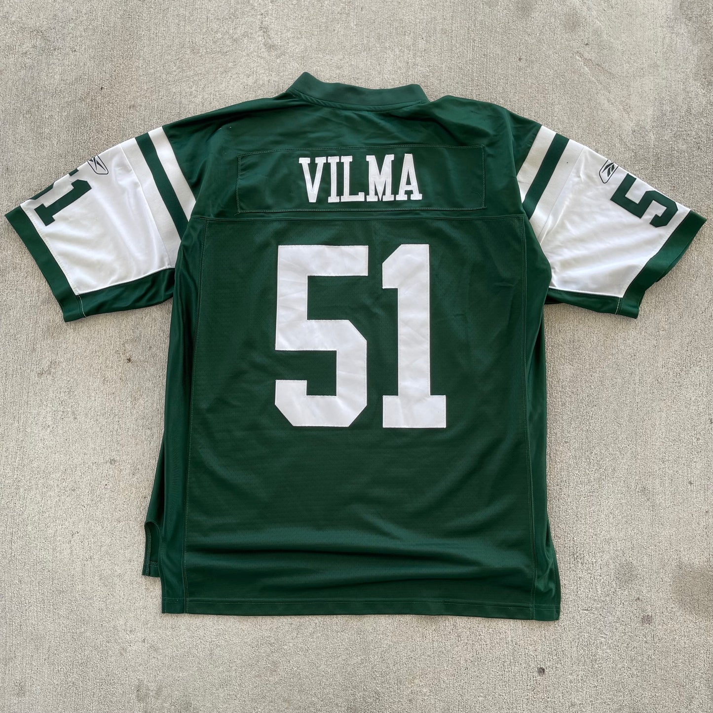 (2XL) 00s New York Jets 'Jonathan Vilma' Football Jersey