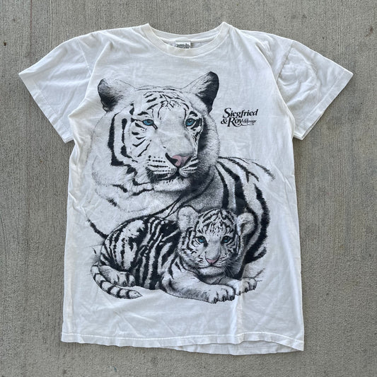 (XL) 90s White Tiger Tee