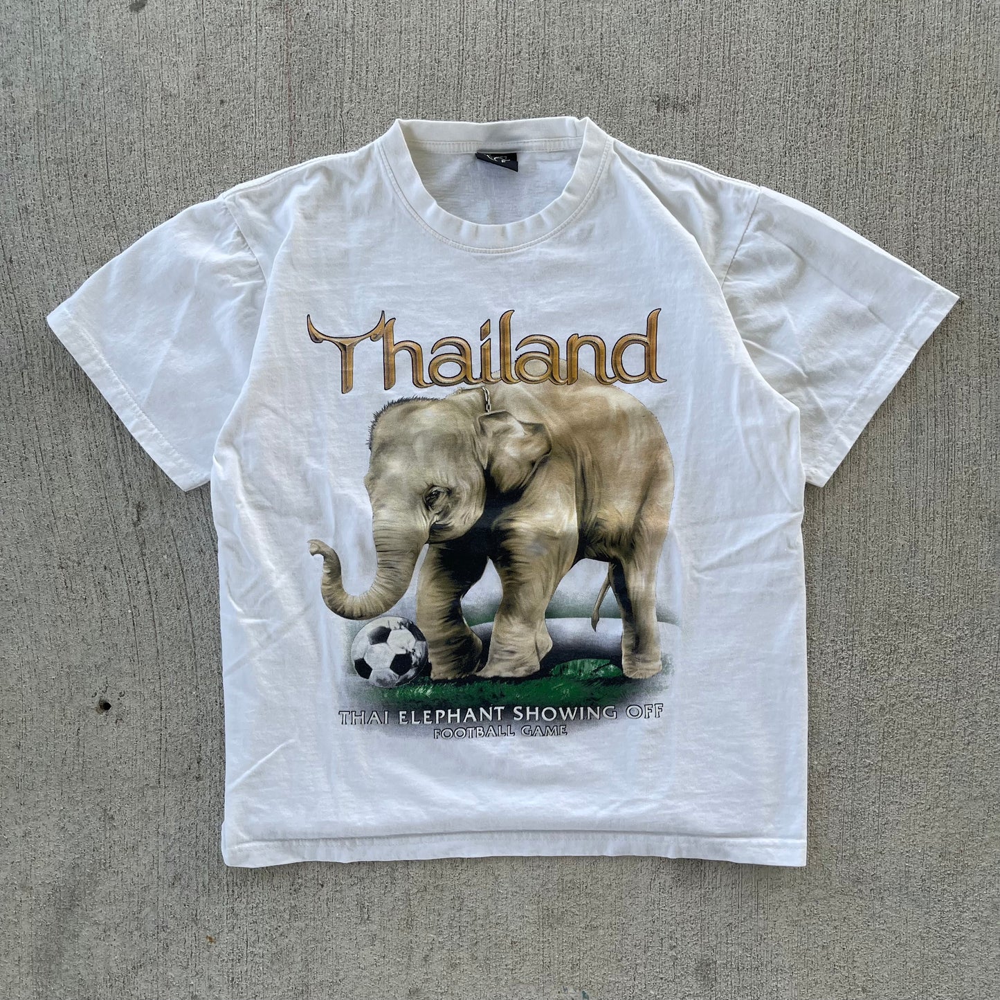 (XS) 00s Thailand Elephant Soccer Tee