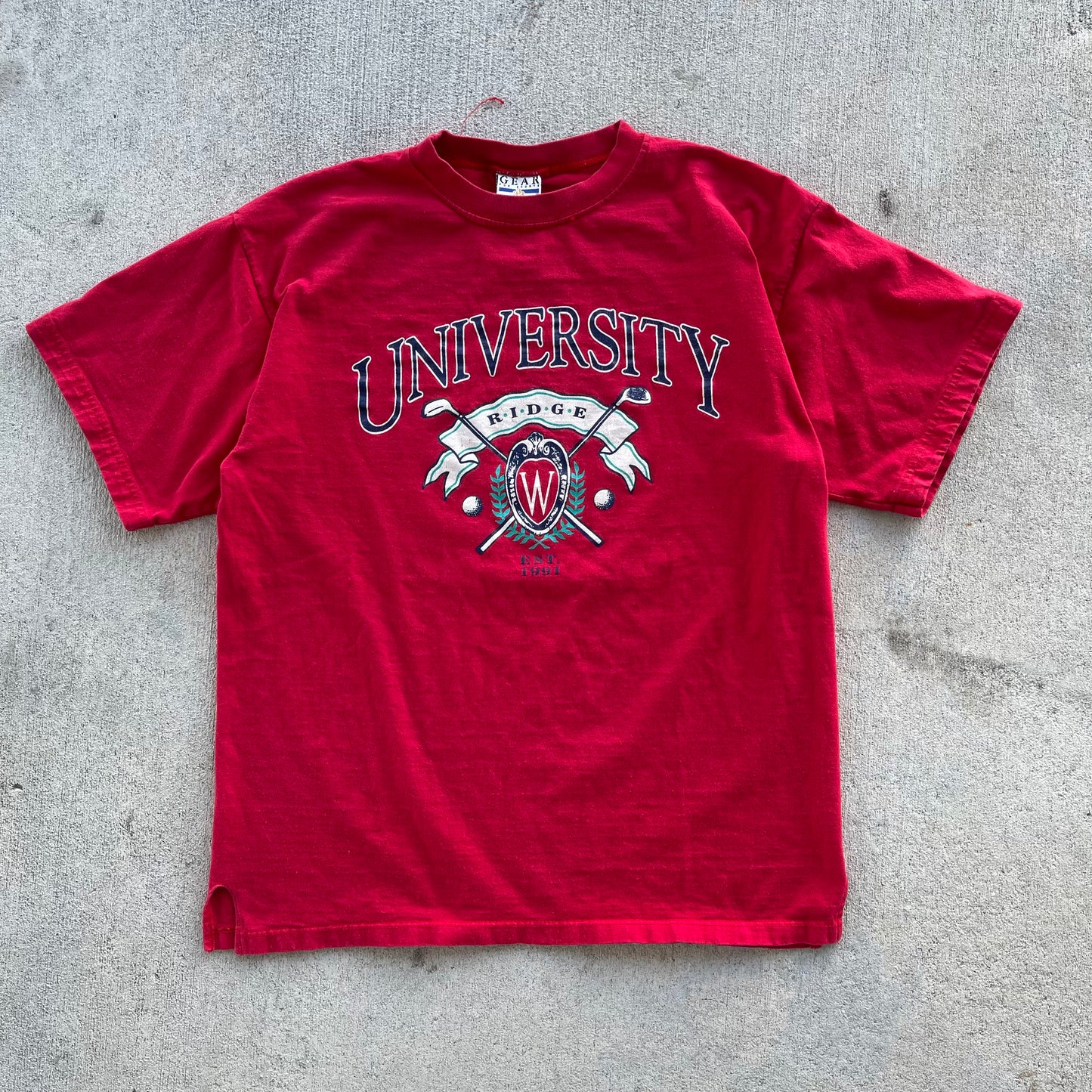 (L) 90s University Golf Tee