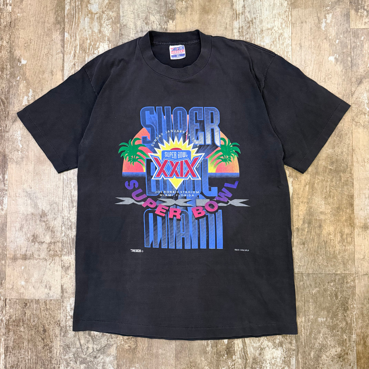 (L) Vintage 1994 Super Bowl Miami Shirt