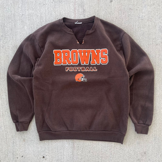 (S/M) 90s Cleveland Browns Cut Crewneck