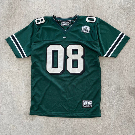 (L) 00s Steve & Barry's 'Shamrocks' Green Football Jersey