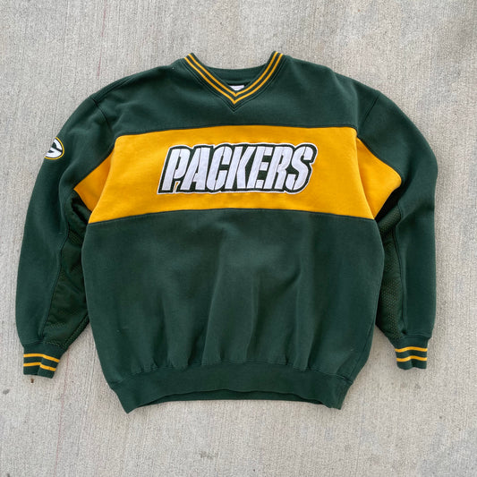 (L) 00s Green Bay Packers Crewneck