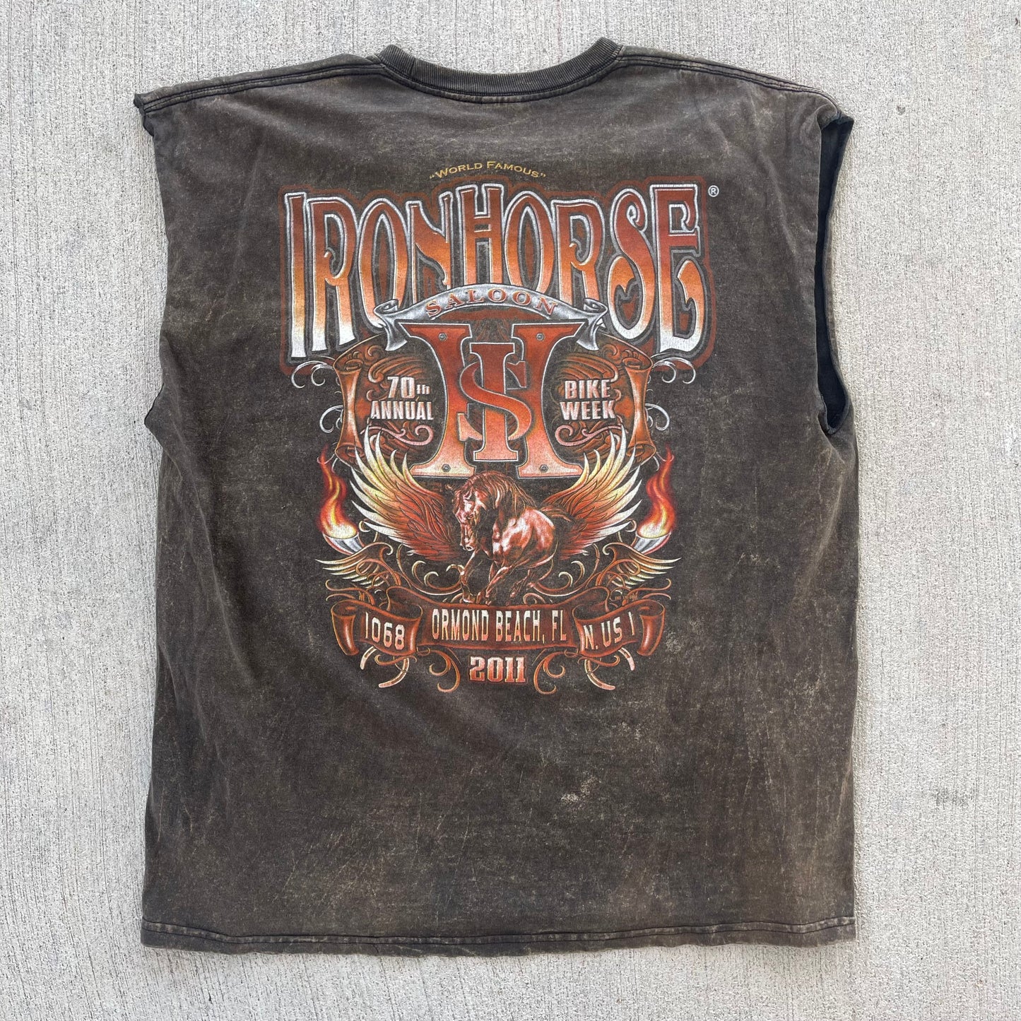 (XL) 00s Iron Horse Biker Tank Tee