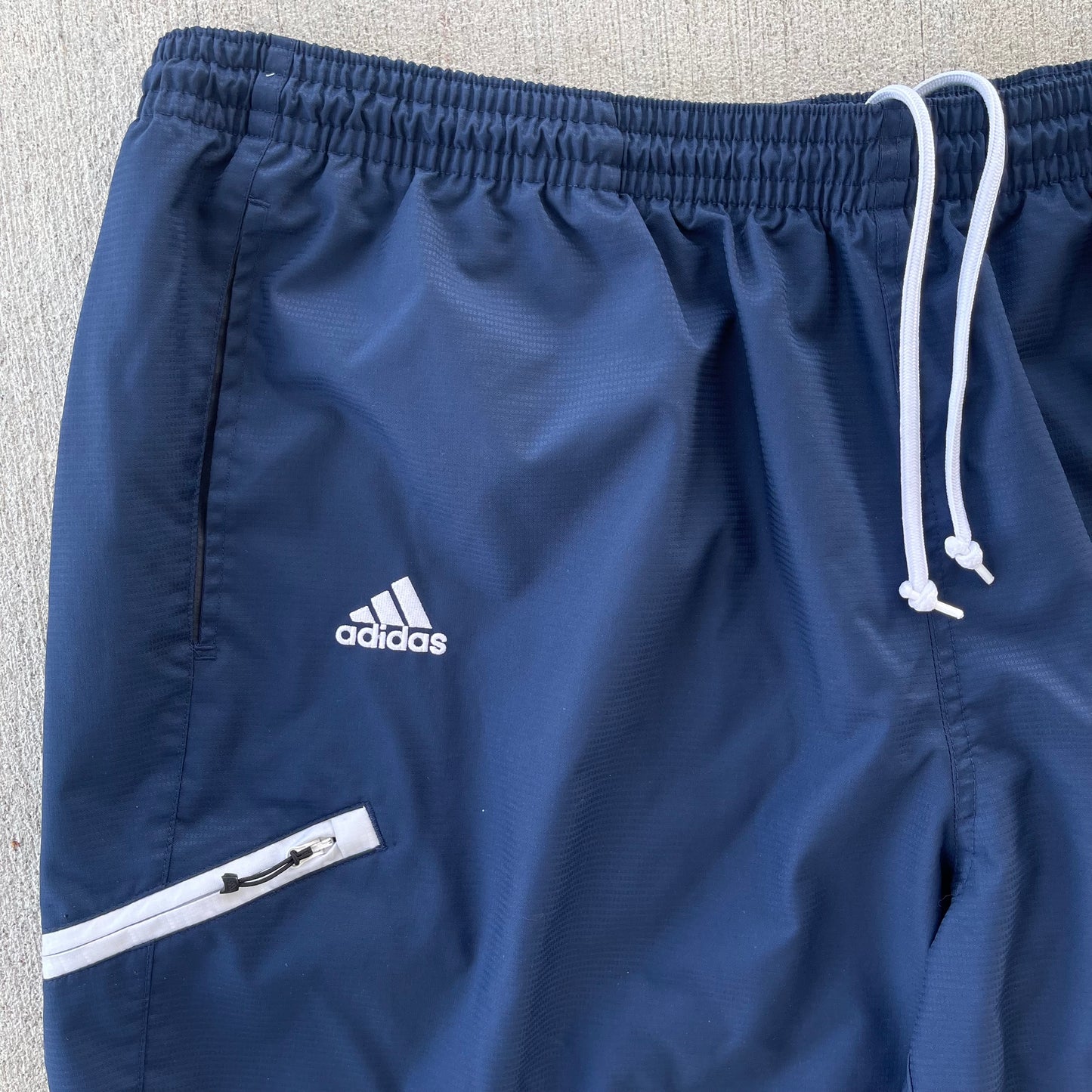 (2XL) 00s Adidas Navy Blue Track Pants