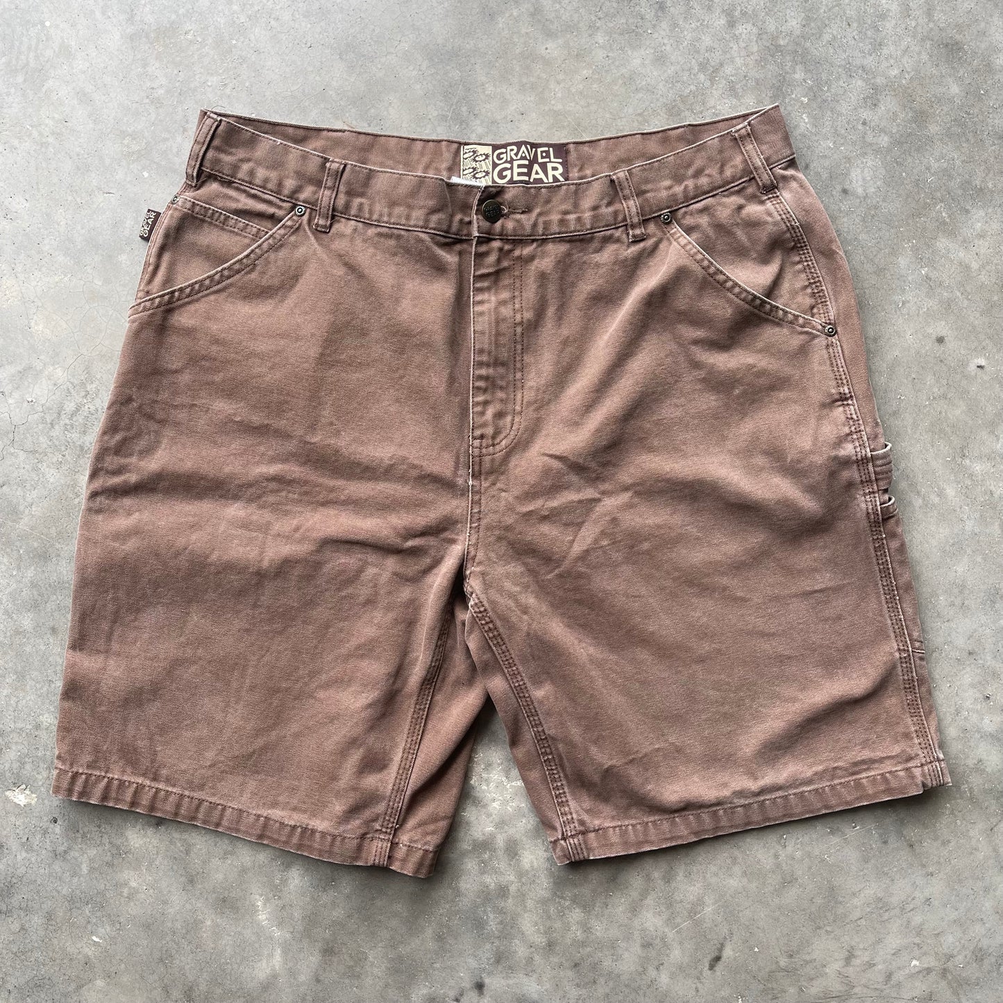 (38W) Gravel Gear Brown Carpenter Shorts