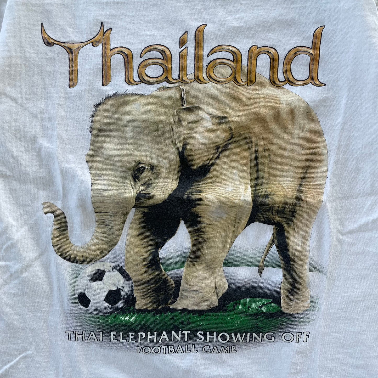 (XS) 00s Thailand Elephant Soccer Tee