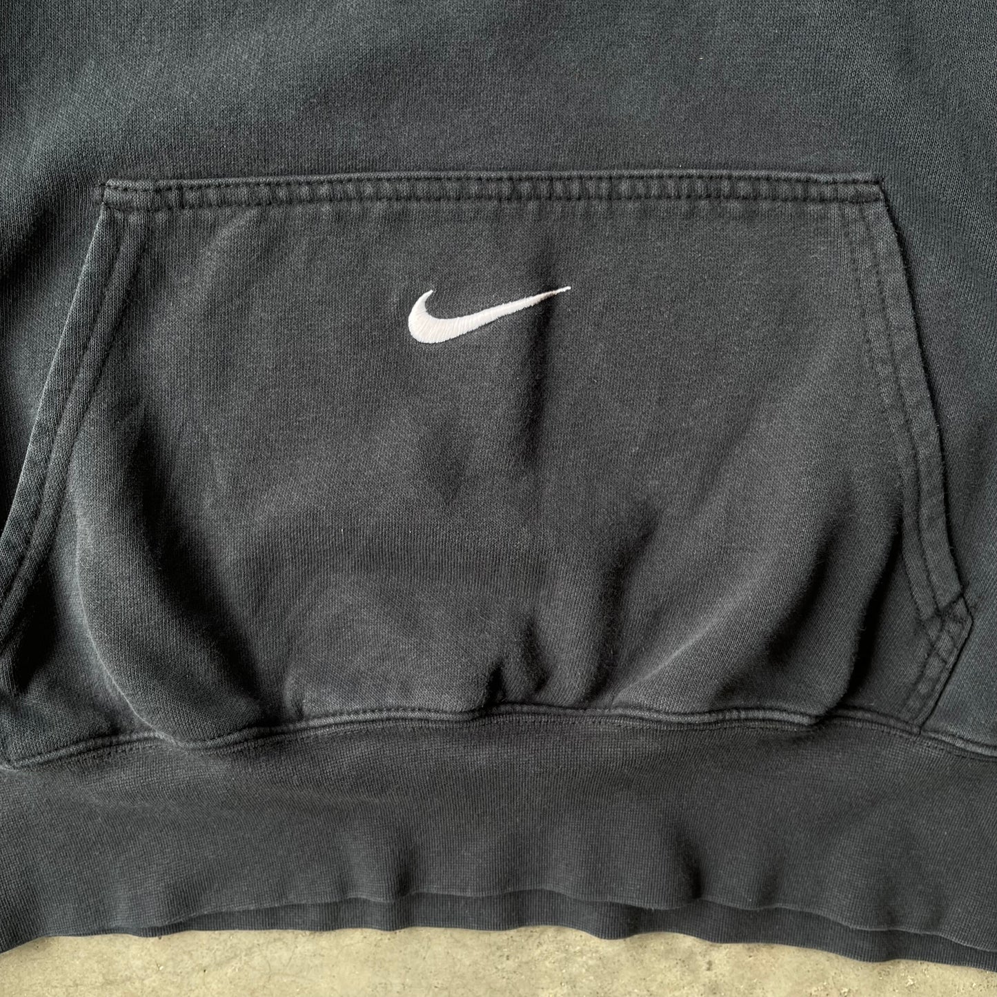 (L/XL) 00s Nike Center Swoosh Black Hoodie