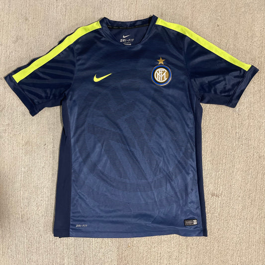(L) 2014-15 Inter Milan Nike Soccer Training Jersey