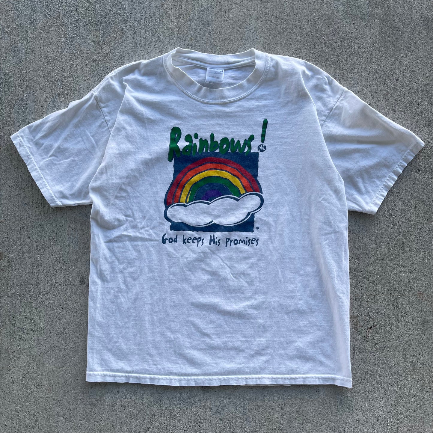(M) 00s Rainbow "God Keeps His Promises!" Tee