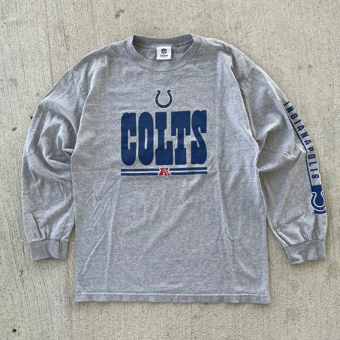 (M) 00s Indianapolis Colts Long Sleeve Tee