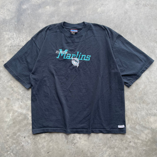 (XL/2XL) 90s Florida Marlins Embroidered Tee