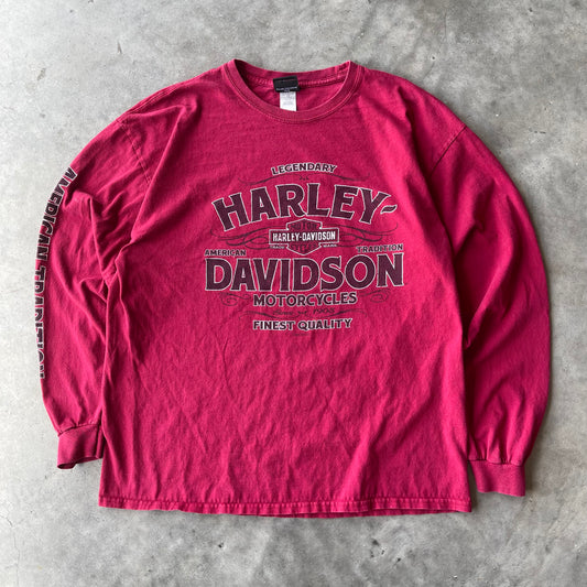 (L) Harley Davidson "Six Bends" Long Sleeve Tee