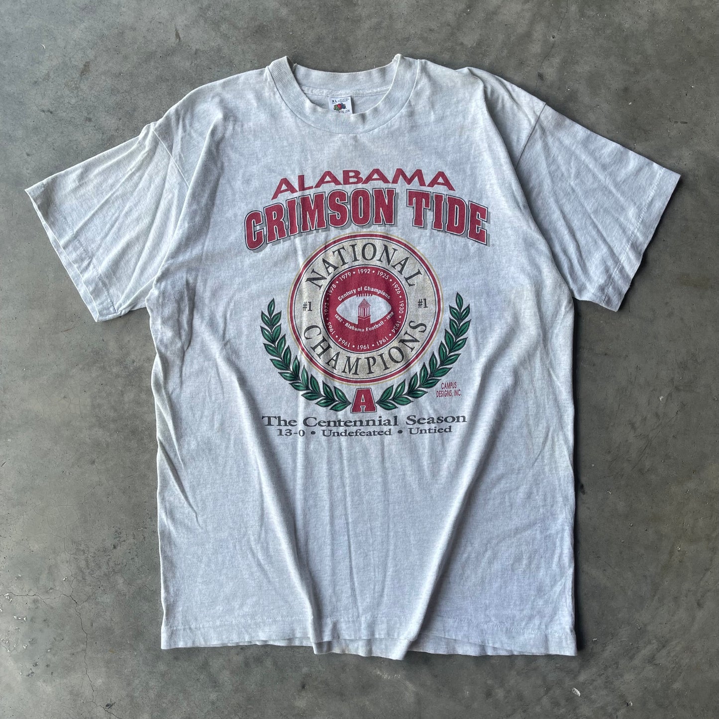 (L) 90s University of Alabama Crimson Tide Tee