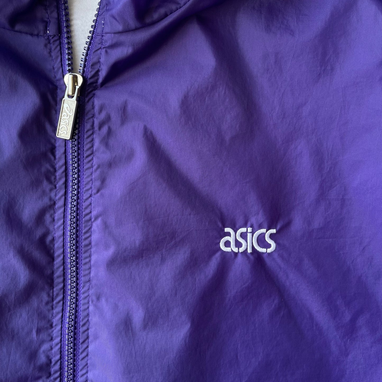 (L) 00s Asics Onalaska Purple Windbreaker Jacket