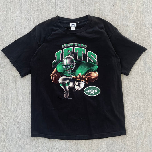 (L) 00s New York Jets Football Player Graphic Tee