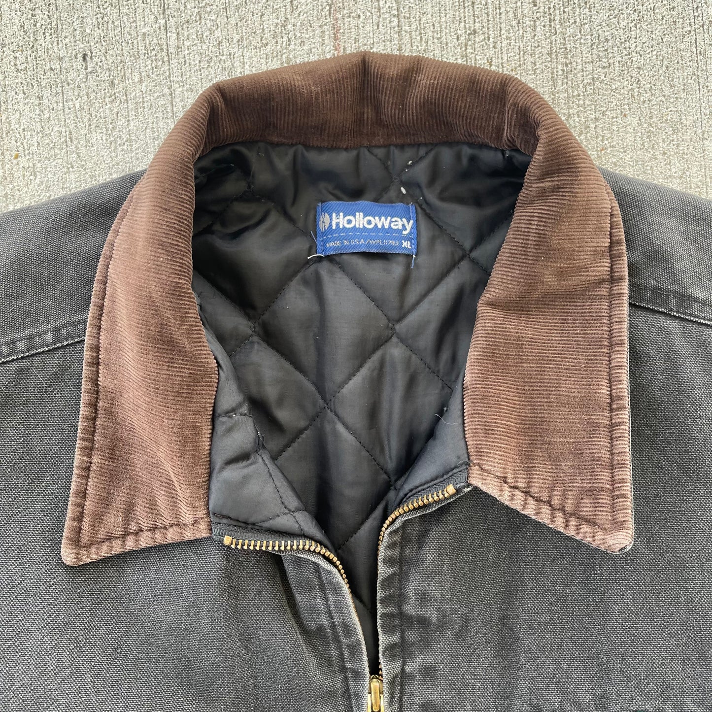 (XL) 00s Charcoal Detroit Jacket
