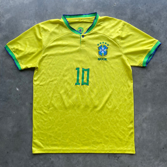 (L) Neymar Brasil Soccer Jersey