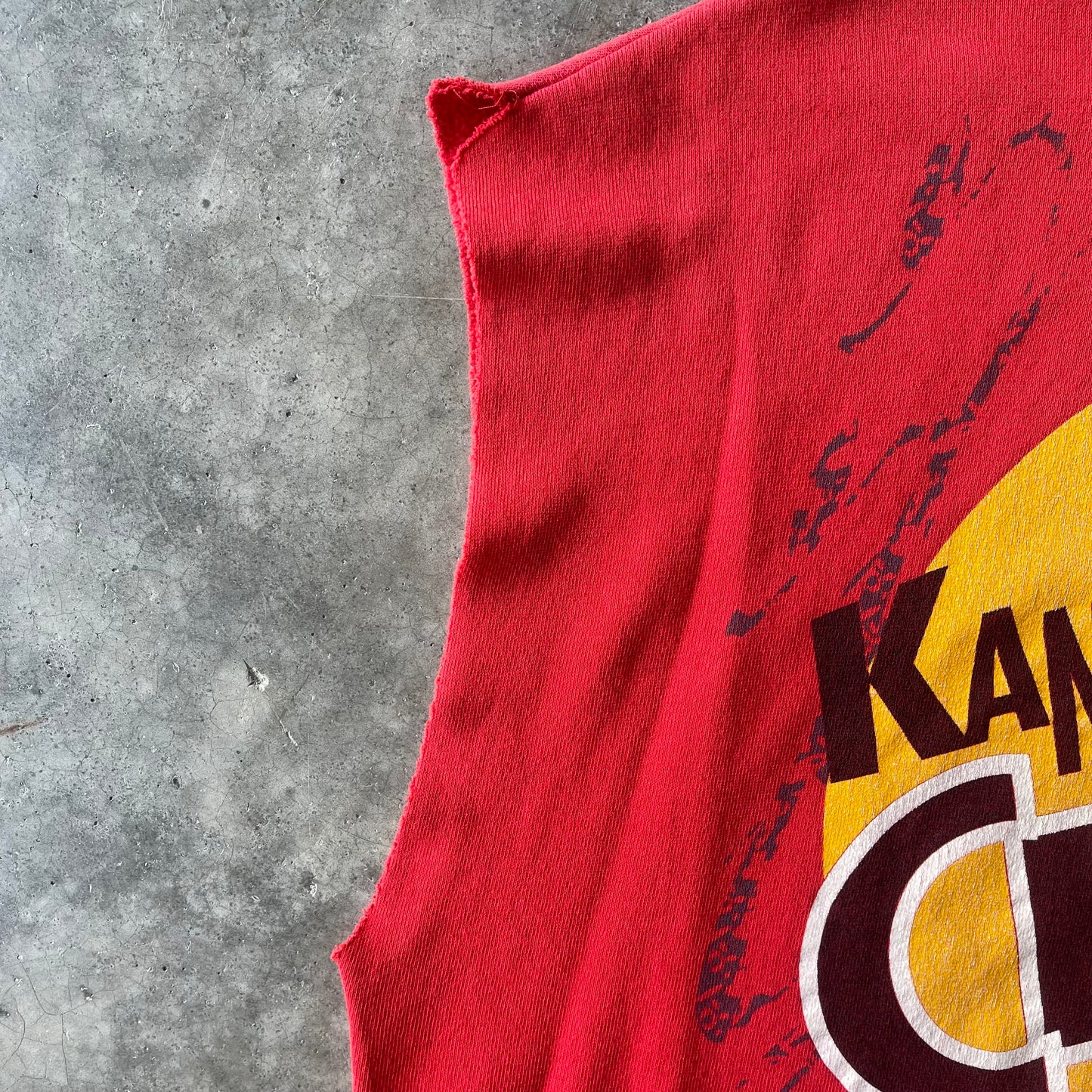 (L) '92 Kansas City Chiefs NFL Sleeveless Crewneck