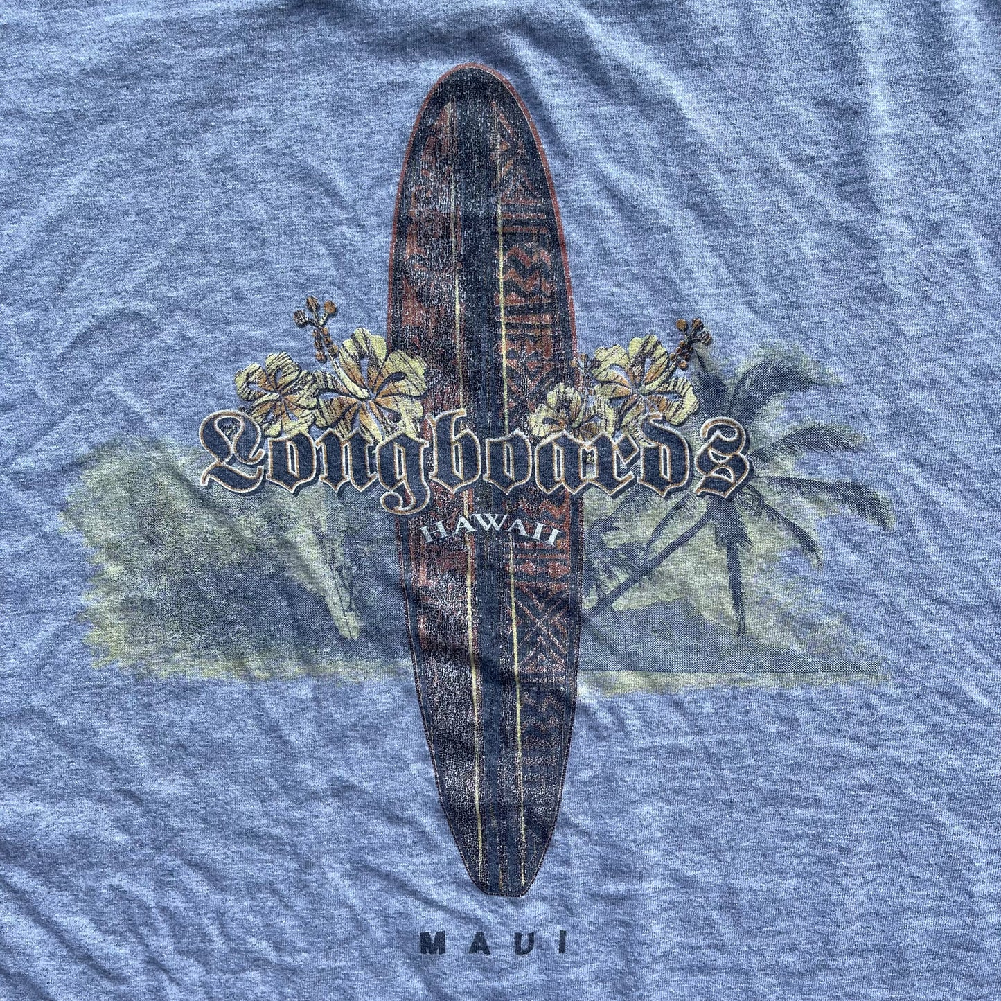 (L) Vintage Longboards Hawaii Surf Tee