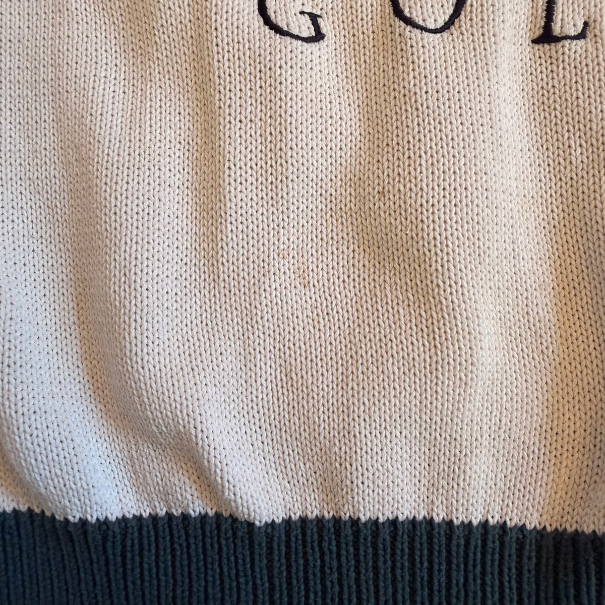 (L) Vintage 1992 U.S. Open Pebble Beach Golf Sweater