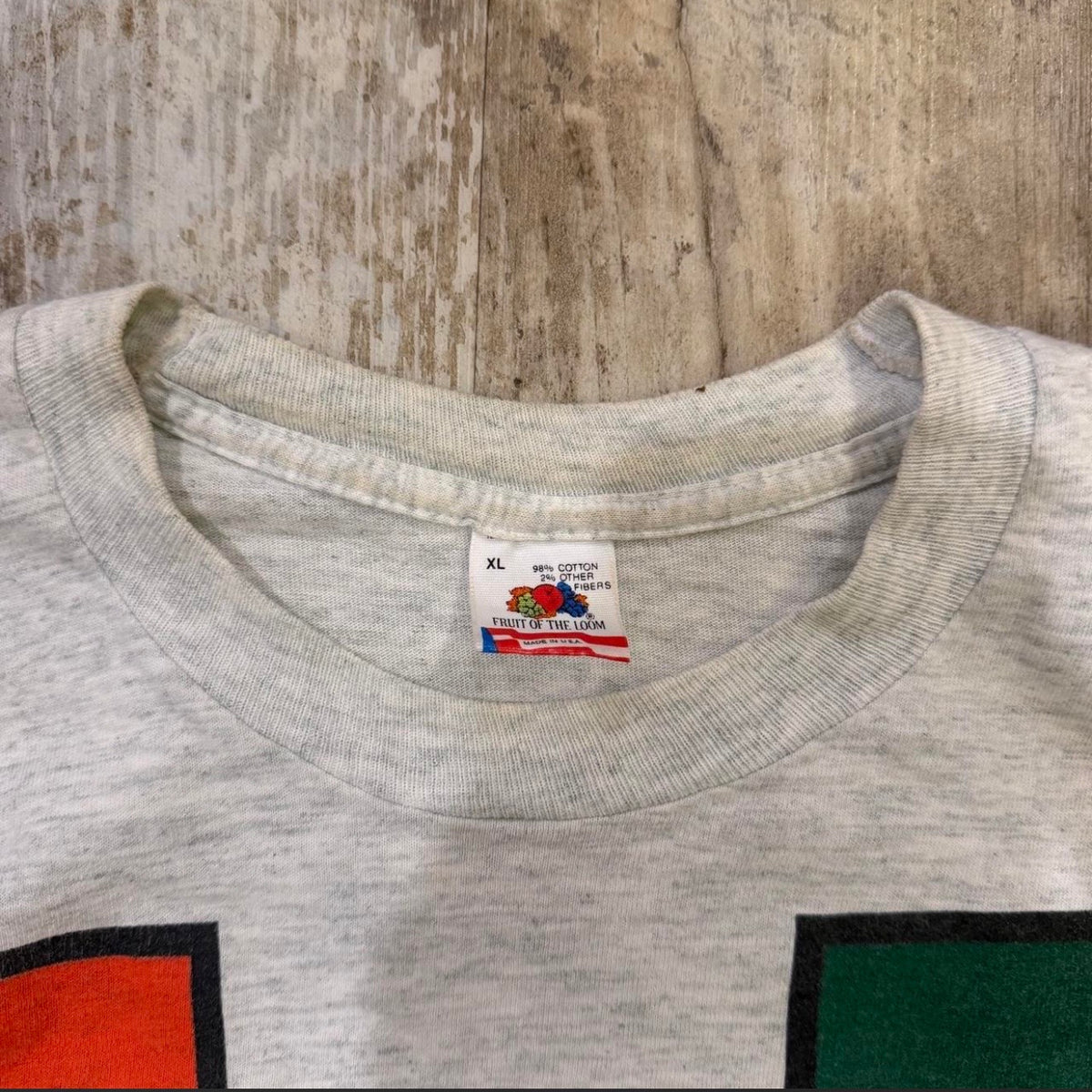 (XL) Vintage 90s University of Miami vs FSU College Football “Wide Right!” Tee